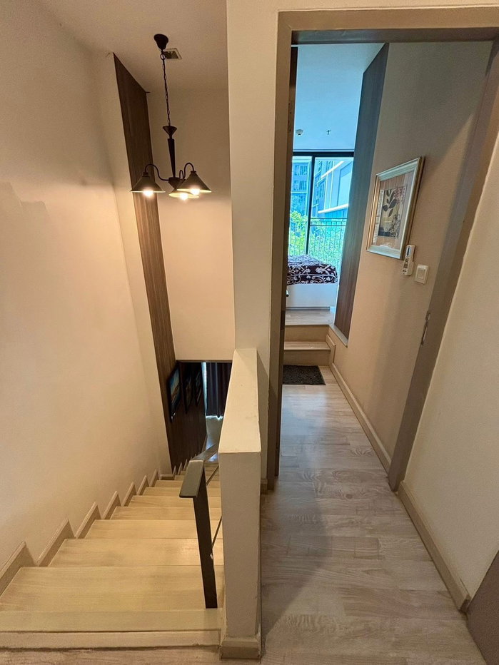 รูป ให้เช่า ไอดิโอ โมบิ สุขุมวิท81 ห้อง Duplex 43ตรม แต่งครบ สวยมาก วิวสระ ใกล้BTSอ่อนนุช【Line: Yosita828】 - รูปที่ 8/14