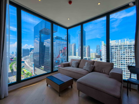 ตำแหน่งวิวดีที่สุดในโครงการ 180° รัชดา Skyline! มีเพียงห้องเดียวต่อชั้น!! ขายคอนโด แอชตัน อโศก-พระราม 9 2 ห้องนอน 2 ห้องน้ำ 69.20 ตร.ม