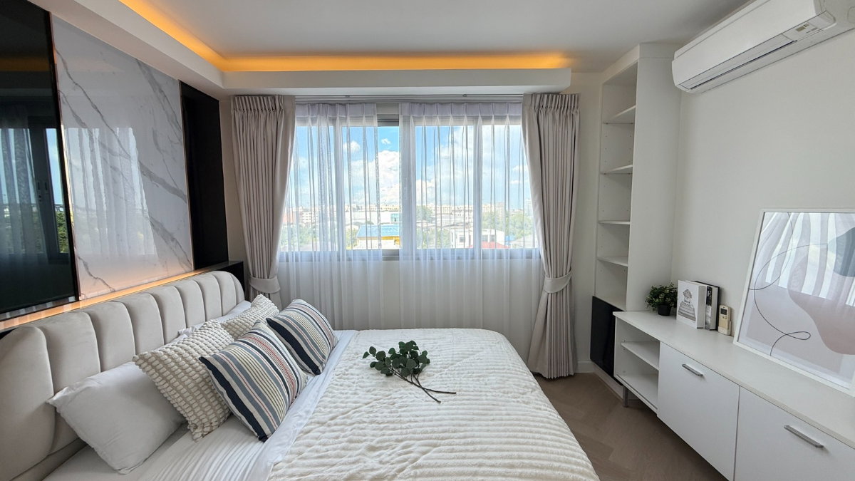 รูป ขาย D Condo รามอินทรา ห้องสวย พร้อมเฟอร์นิเจอร์ใหม่หมด - รูปที่ 5/14