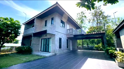บ้านเดี่ยว การไฟฟ้าส่วนภูมิภาค สันทราย : บ้านเดี่ยว สไตล์โมเดิร์นล้านนา "  หิ้วกระเป๋าเข้าอยู่ได้เลย คุ้มที่สุดในโซนสันทราย!