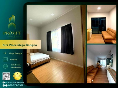 Houses for rent : ST14001 - Siri Place Mega Bangna