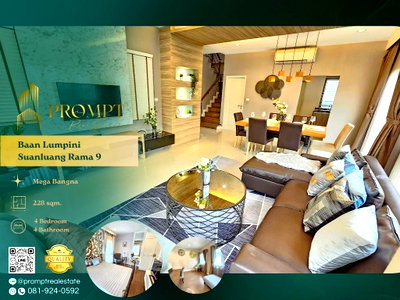 บ้านเดี่ยวให้เช่า : KL04338 - Baan Lumpini Suanluang Rama 9