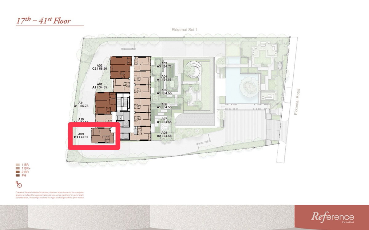 รูป Rare Item!! High Floor Reference Ekkamai 1bed+ Unit For Sale!! - รูปที่ 2/12
