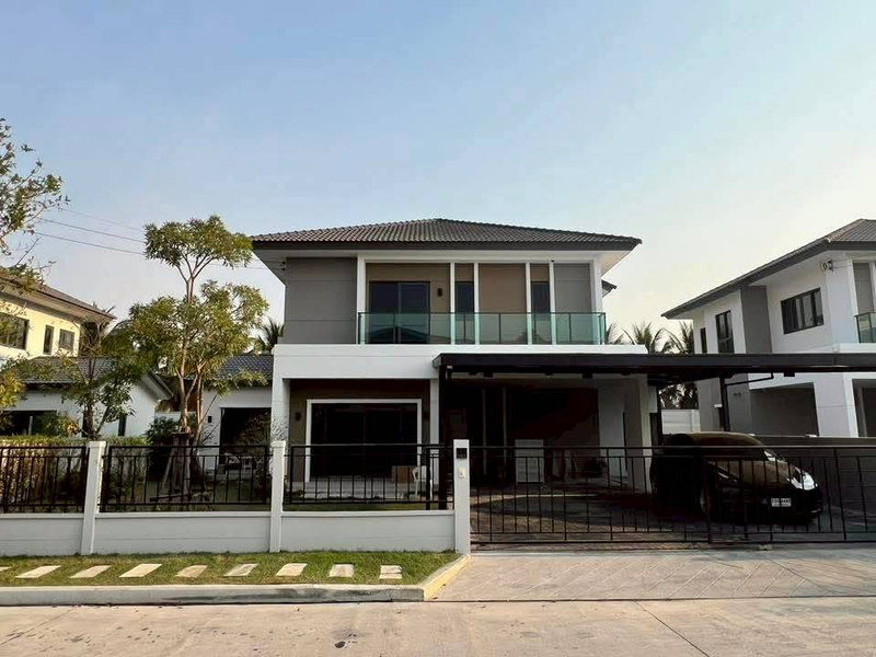 บ้านเดี่ยวให้เช่า : ⭐️ให้เช่าบ้านเดี่ยว 60,000/ เดือน  หมู่บ้านเซ็นโทรบางบอน4  LINE OA : @313fajed (มี@นำหน้า)