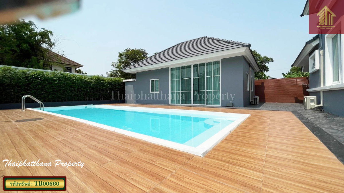 รูป ขายบ้านสวนเนรมิต (ออเงิน-รามอินทรา) บ้านหรู ตกแต่งเฟอร์นิเจอร์ครบครัน นำกระเป๋าเสื้อผ้าเข้ามาอยู่ได้เลย - รูปที่ 19/20