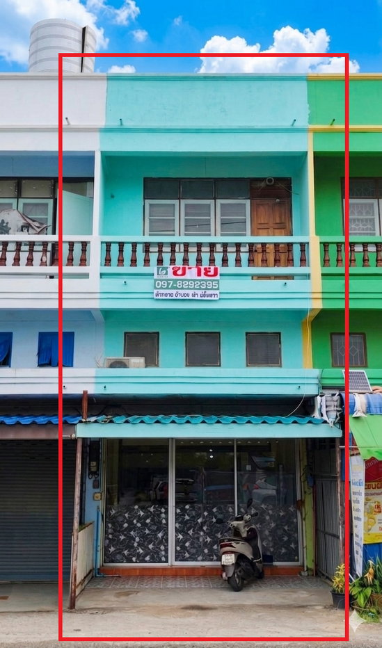 รูป 🔥 ถูกที่สุดในย่านนี้! ขายด่วนอาคารพาณิชย์ 2.5 ชั้น ม.บานชื่น พานทอง ใกล้มอเตอร์เวย์ & อี.เทค ชลบุรี - รูปที่ 1/21