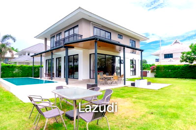 บ้านเดี่ยว ประจวบคีรีขันธ์ : 290 sqm modern pool villa in Amity Lakes Hua Hin