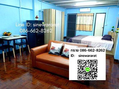 คอนโดให้เช่า : Call : 086-662-8262 ให้เช่า อนุสาวรีย์ชัย คอนโดมิเนียม ใกล้ BTS อนุสาวรีย์ชัยสมรภูมิ 40 ตารางเมตร ชั้น 3 ตกแต่งครบ
