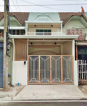 บ้านสวย พร้อมอยู่ #หมู่บ้านร่มเงาไม้ บางบัวทอง ติดถนนวัดลาดปลาดุก