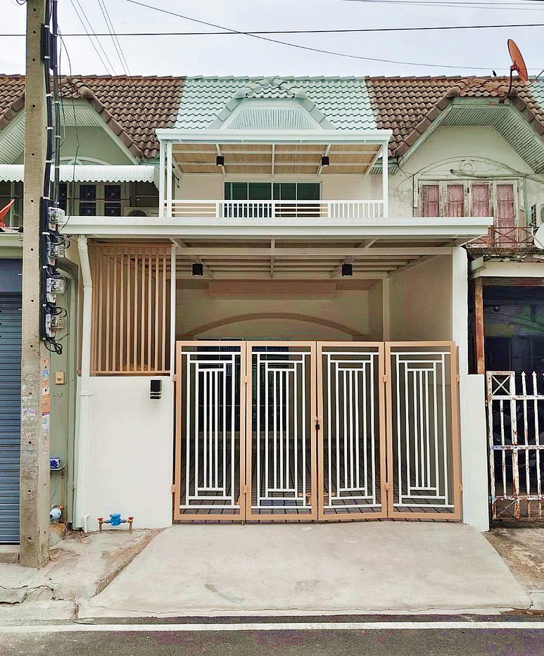 รูป บ้านสวย พร้อมอยู่ #หมู่บ้านร่มเงาไม้ บางบัวทอง ติดถนนวัดลาดปลาดุก - รูปที่ 1/26