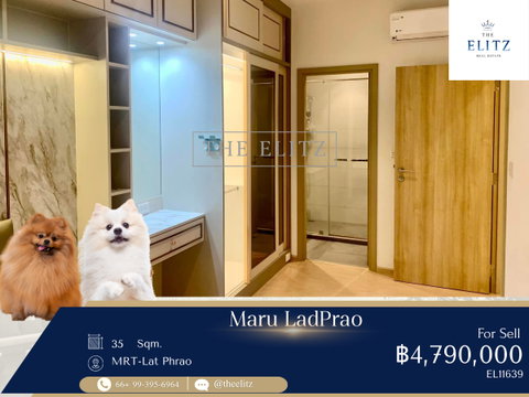 ✨ Premium Pet-Friendly Living! Luxury Condo for Sale at MARU Ladprao 15 (Just 50m to MRT) ✨