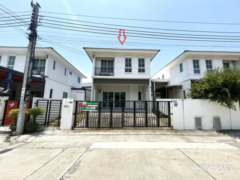 บ้านเดี่ยว 47 ตร.วา บ้านพฤกษา 114/1 เทพารักษ์-เมืองใหม่ฯ โครงการ 1 บางบ่อ สมุทรปราการ 2.8M