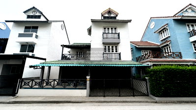 Houses for sale : For Sale House , Rom Mai 1 Village , MRT-Min Buri Market , Bang Chan , Khlong Sam Wa , Bangkok , CX-157822 ✅ Live chat with us ADD LINE @connexproperty ✅
