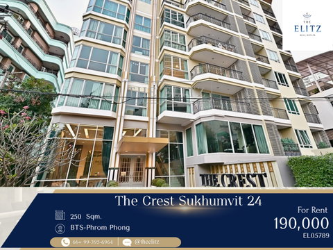 ✨ Your Private Oasis in Sukhumvit | Ultra-Exclusive Condo at The Crest 24 ✨
