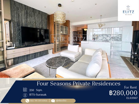  ✨Thailand’s No.1 Ultra-Luxury Riverside Landmark | Elite Waterfront Residence for Rent ✨