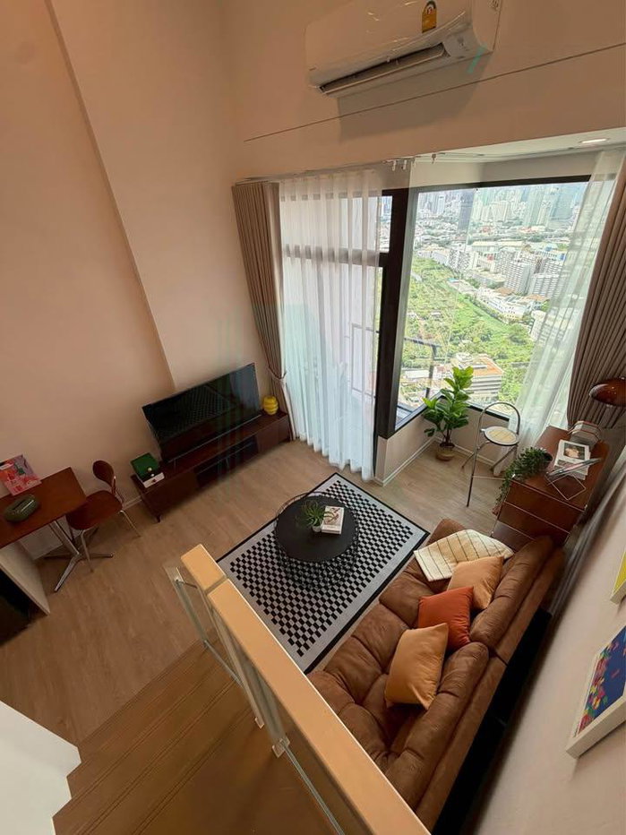 รูป ให้เช่าคอนโด ไซมิส พระราม 9 อาคาร C ชั้น 30 Duplex ขนาด 37.00 ตรม ใกล้ ใกล้ MRT พระราม 9 - รูปที่ 2/8