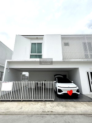 Houses for sale ม.เวสเทิร์น  : For Sale The Rux Ramintra-Jatuchok , corner unit , Sam Wa Tawan Tok , Khlong Sam Wa , Bangkok , CX-160132 ✅ Live chat with us ADD LINE @connexproperty ✅