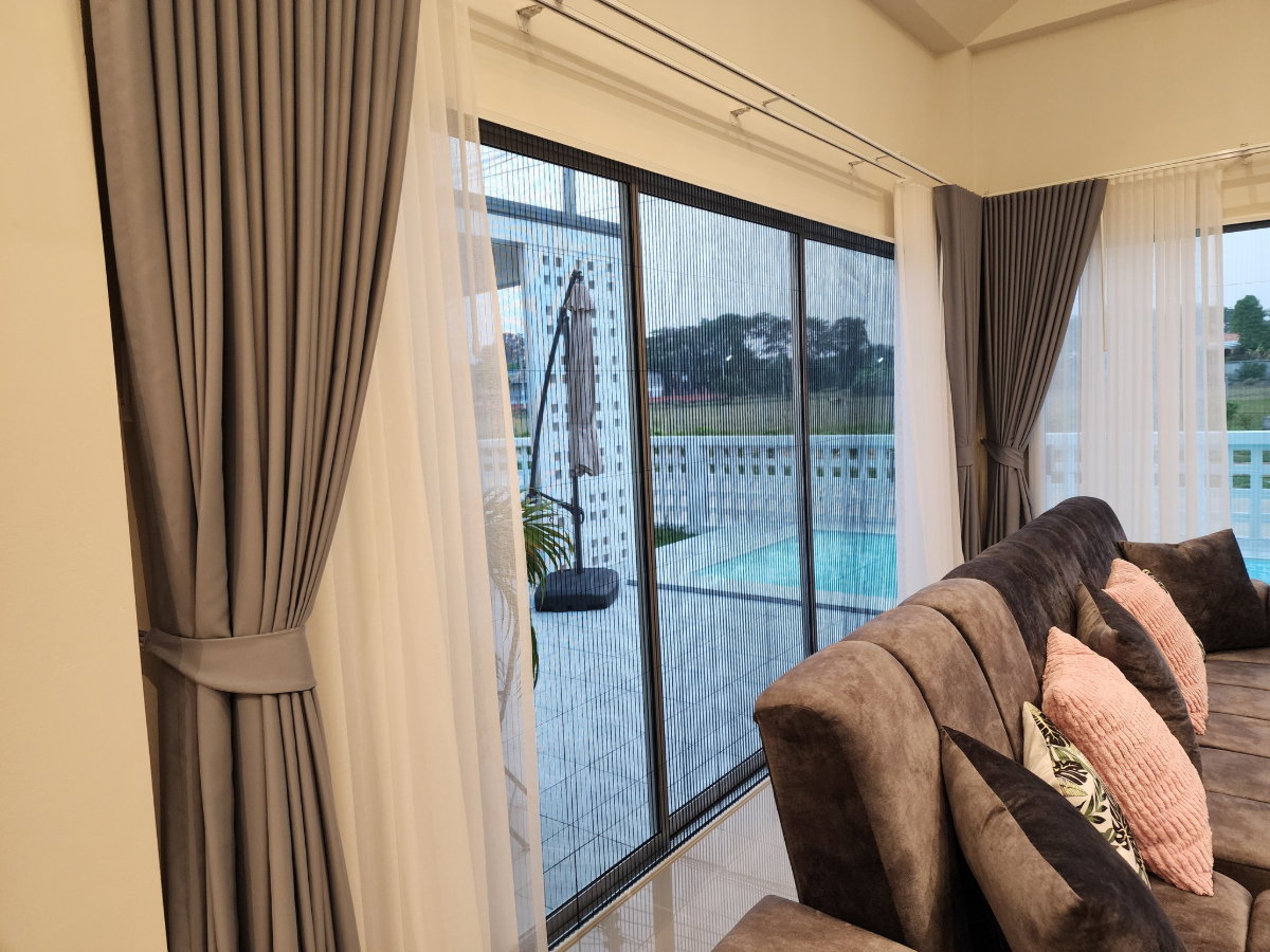 รูป ปล่อยเช่า Pool Villa ส่วนตัว โซนหางดง–บ้านถวาย เชียงใหม่ ตกแต่งเฟอร์นิเจอร์ครบ พร้อมเข้าอยู่ ใกล้กาดฝรั่ง-RW008045 - รูปที่ 8/16