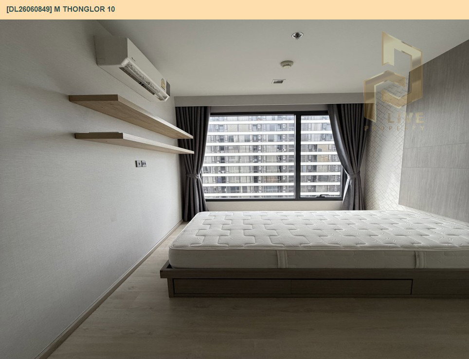 รูป DL26060849 ให้เช่าคอนโด เอ็ม ทองหล่อ 10 (M Thonglor 10) ใกล้ BTS เอกมัย พร้อมเข้าอยู่ โทรด่วน 0614453194 LineID @952jdxxk - รูปที่ 9/13