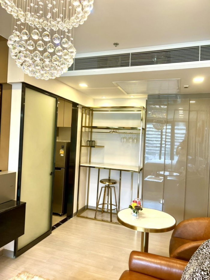 รูป 🔥 One9Five Asoke - Rama 9 ห้องสวยชั้นต่ำพรีเมียม ใจกลางพระราม 9 เพียง 26,000 บาท ✨ 1 ห้องนอน 36 ตร.ม. ชั้น 4 พร้อมเข้าอยู่ - รูปที่ 4/8