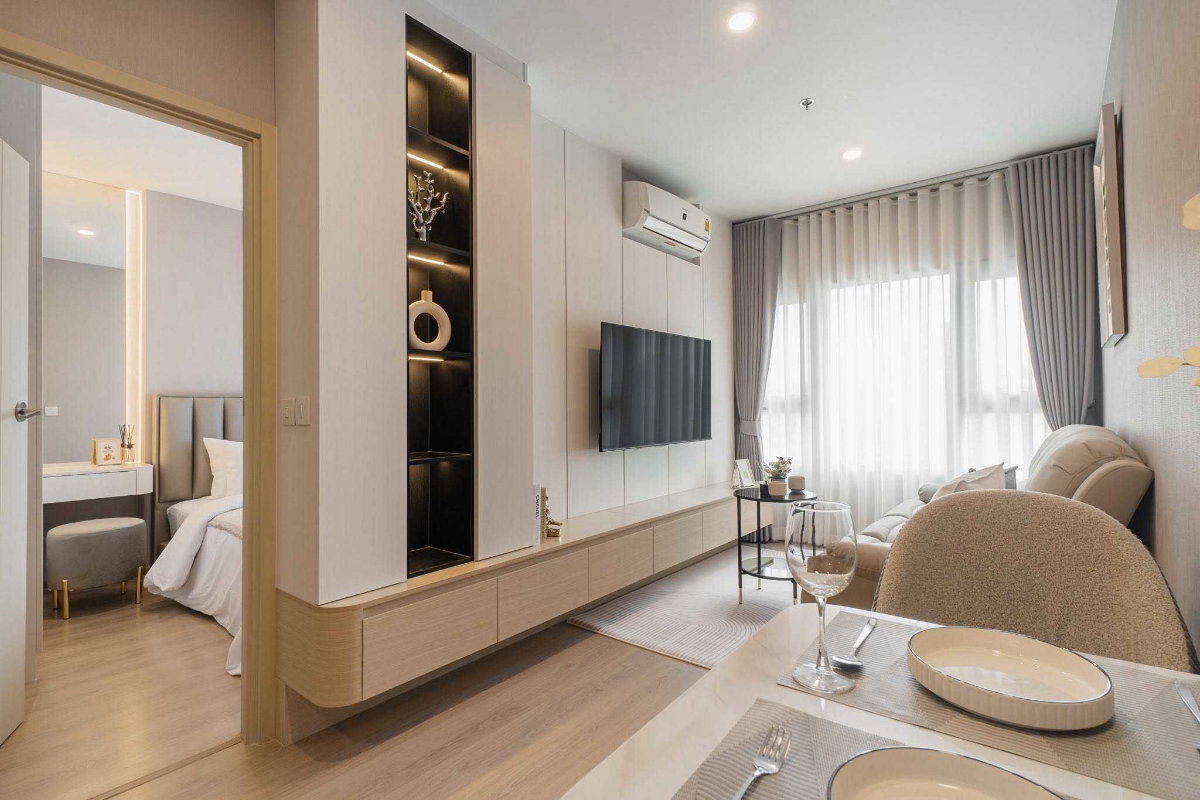 รูป (BB156)ให้เช่า | KnightsBridge Space Ratchayothin ✨ ห้อง Duplex Loft ชั้นสูง | ห้องเปล่า | พื้นที่ใช้สอย 37 ตร.ม. ติด BTS ✨รัชโยธิน - รูปที่ 2/15