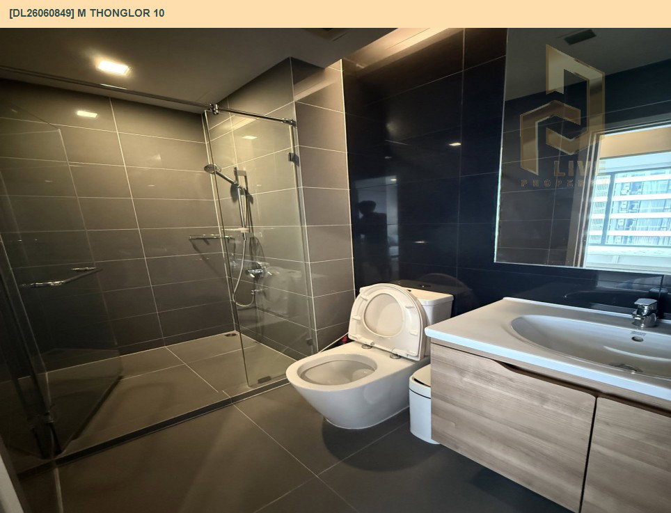 รูป DL26060849 ให้เช่าคอนโด เอ็ม ทองหล่อ 10 (M Thonglor 10) ใกล้ BTS เอกมัย พร้อมเข้าอยู่ โทรด่วน 0614453194 LineID @952jdxxk - รูปที่ 12/13