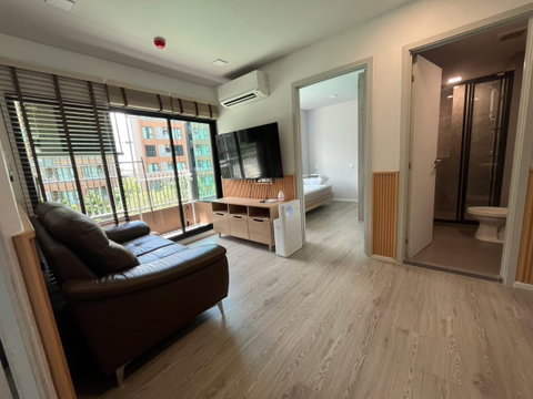 💎ให้เช่าคอนโด🎉 Kave Town Colony ห้องใหญ่ 2 ห้องนอน วิวสระ✨ใกล้ ม.กรุงเทพ