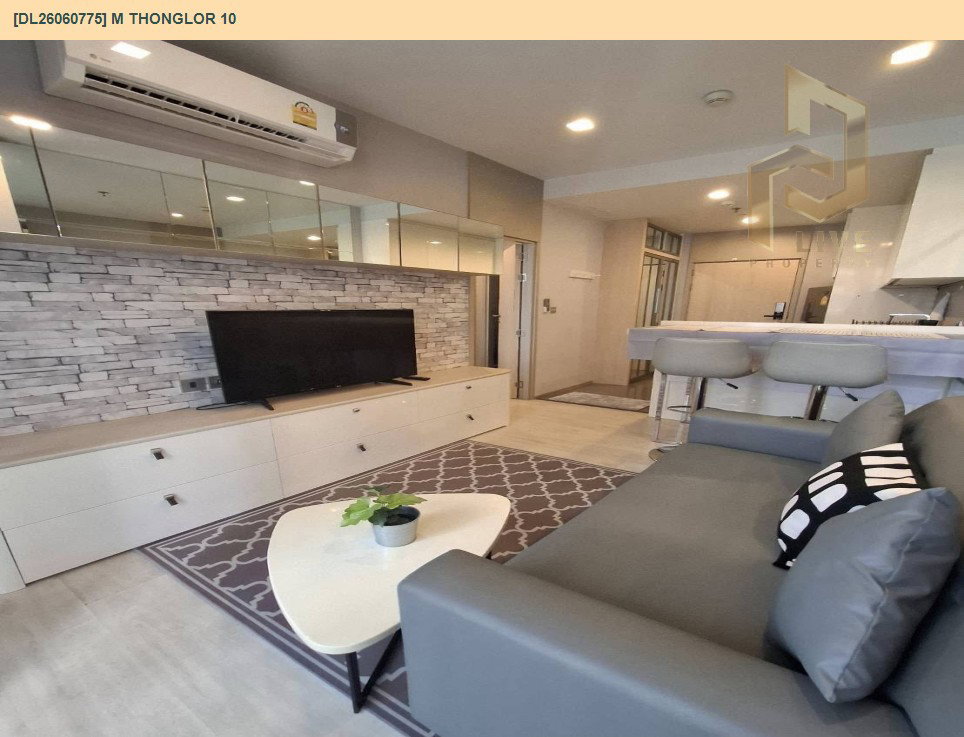 รูป DL26060775 ให้เช่าคอนโด เอ็ม ทองหล่อ 10 (M Thonglor 10) ใกล้ BTS เอกมัย พร้อมเข้าอยู่ โทรด่วน 0653619502 LineID @952jdxxk - รูปที่ 5/9