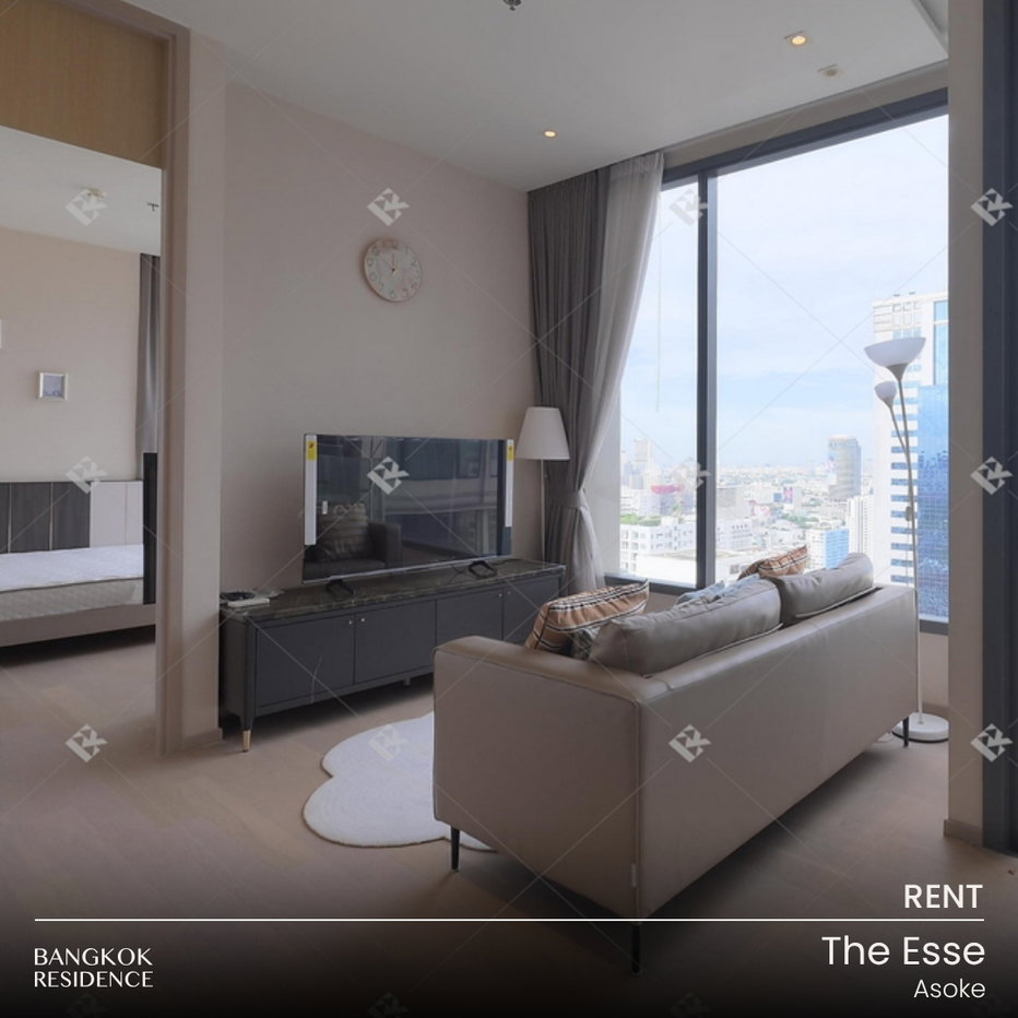 รูป เช่าคอนโด 🏙️ The Esse Asoke 2นอน 75ตรม 65K 🔥 ยูนิตราคาดี ใกล้ MRT สุขุมวิท - รูปที่ 1/10