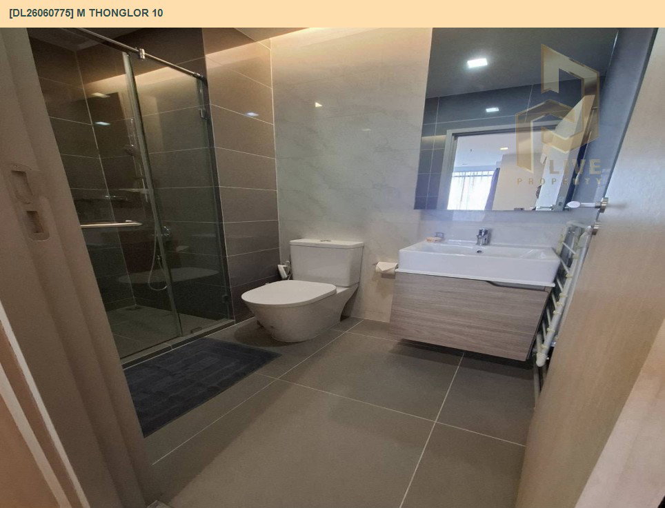 รูป DL26060775 ให้เช่าคอนโด เอ็ม ทองหล่อ 10 (M Thonglor 10) ใกล้ BTS เอกมัย พร้อมเข้าอยู่ โทรด่วน 0653619502 LineID @952jdxxk - รูปที่ 9/9