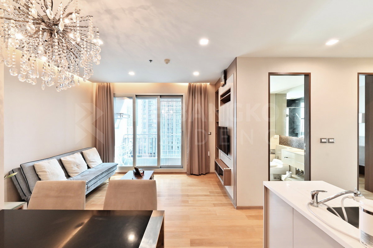 รูป เช่าคอนโด 🌃 The Address Asoke 2นอน 65ตร.ม. 38k 🛋️ ห้องสวย เฟอร์ครบครัน ใกล้ MRT เพชรบุรี - รูปที่ 2/9