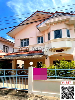 เช่าบ้านเดี่ยว นิคมอัญธานี (เจมโมโปลิส) : เช่า บ้านเดี่ยว 2 ชั้น กัลปพฤกษ์ รีเจ้นท์ อ่อนนุช-วงแหวน เฟอร์นิเจอร์ครบ พร้อมเข้าอยู่