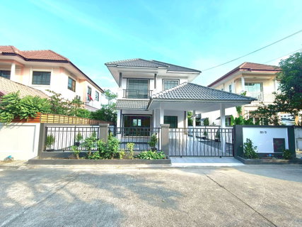 บ้านเดี่ยวหลังใหญ่ ทำเลดี เนื้อที่กว้างมาก ต้นโครงการ หมู่บ้านเต็มสิริพาร์ค 2 ถนนมิตรไมตรี เขตหนองจอก ใกล้ชุมชนเดินทางสะดวก