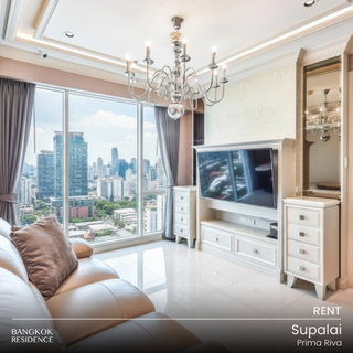 รูปภาพ เช่าคอนโด 🌃 Supalai Prima Riva 2นอน 91.50ตร.ม. 40k 🌊 ยูนิตสวย วิวแม่น้ำ