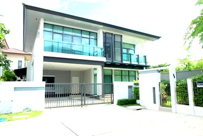 บ้านเดี่ยวให้เช่า : บ้านเช่า 4 ห้องนอน ที่ เศรษฐสิริ อ่อนนุช-ศรีนครินทร์ ใกล้ ARL บ้านทับช้าง (ID 1442279)