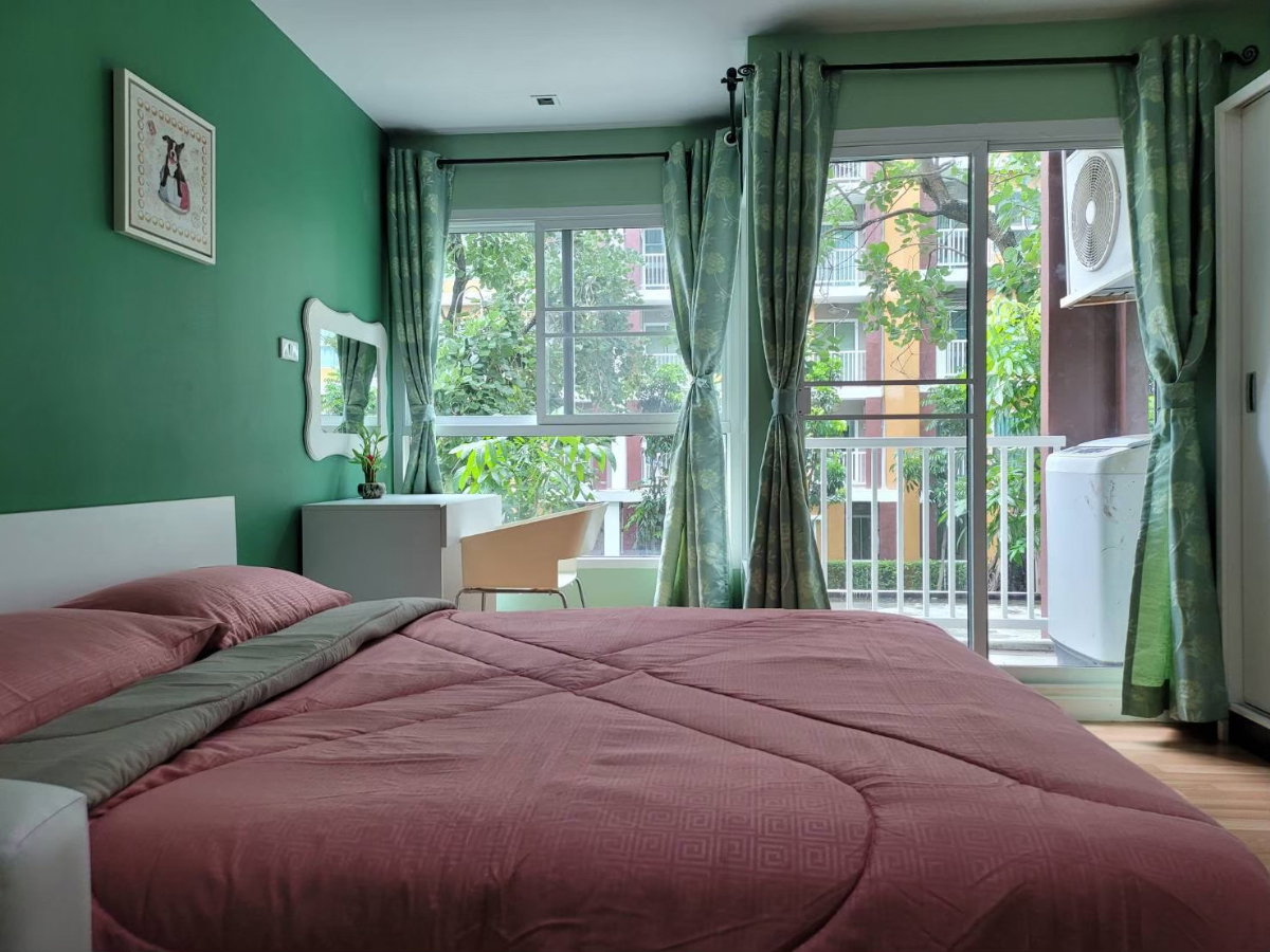 ให้เช่า🚝 We condo เอกมัย-รามอินทรา ราคาดี วิวสวน (ใกล้ MRT สายสีชมพู) 📱Line: @promptcondo