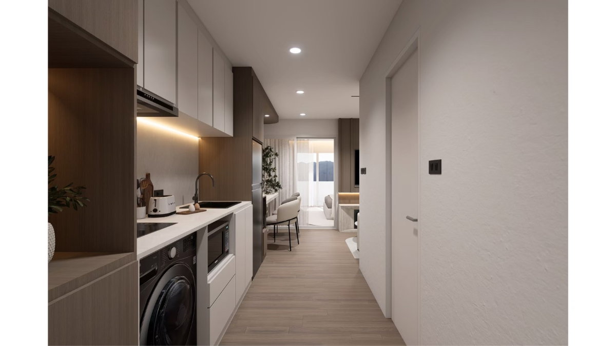รูป คอนโด ห้องPenthouse  ย่านเศรษฐกิจ  ขายราคา    2.89    ล้านบาท  !!!ฟรีโอน  #C1MG100296 - รูปที่ 7/13
