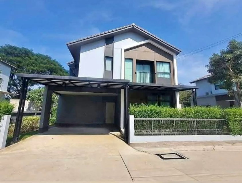 รูป ให้เช่าบ้านเดี่ยว ม.อณาสิริ ชัยพฤกษ์-วงแหวน บ้านเดี่ยว 2 ชั้น 4 ห้องนอน 3ห้องน้ำ เฟอร์ครบ พร้อมอยู่ - รูปที่ 2/14