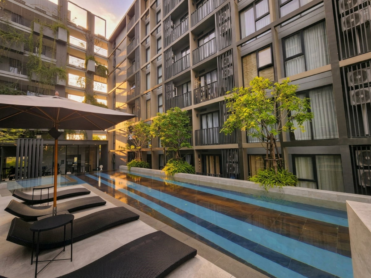 รูป วิวสวนร่มรื่น**ห้องว่างครับผม แบบ 2 Bed หายาก จอดรถได้ 2 คัน**ให้เช่า The Most อิสรภาพ ใกล้ศิริราช ใกล้MRTบางขุนนนท์!!SN517.5.310 - รูปที่ 25/49