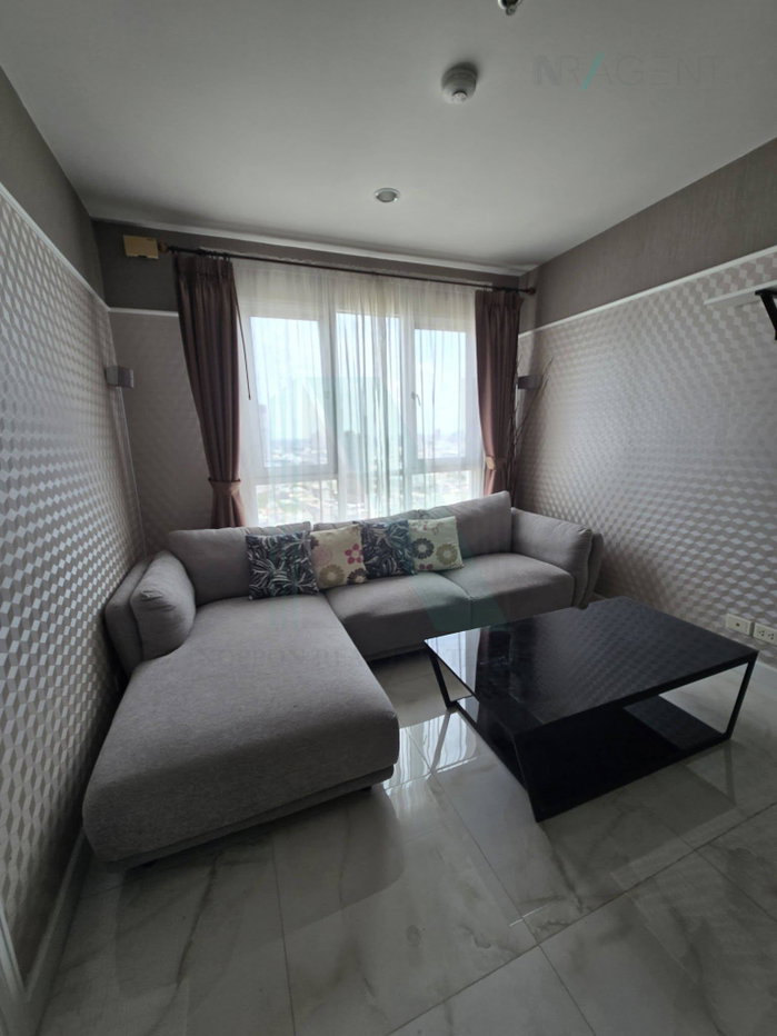 รูป ให้เช่าคอนโด ลุมพินี เพลส วอเตอร์คลิฟ อาคาร B ชั้น 34 2 ห้องนอน ขนาด 48.00 ตรม ใกล้ ห้างสรรพสินค้าเซ็นทรัลพลาซา พระราม 3 - รูปที่ 2/8