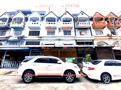 อาคารพาณิชย์ นนทบุรี : อาคารพาณิชย์ 36.8 ตร.วา ตะวันนา เมืองนนทบุรี นนทบุรี 5.6M