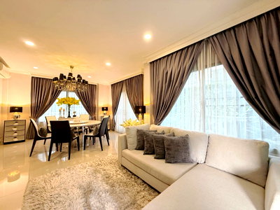 บ้านเดี่ยวให้เช่า : (AP107) ให้เช่าบ้านเดี่ยว The City Ramintra เดอะ ซิตี้ รามอินทรา 4 ห้องนอน 3 ห้องน้ำ I แต่งสวย ร่มรื่น มีบ่อปลาคาร์ฟ I ใกล้แฟชั่นไอส์แลนด์