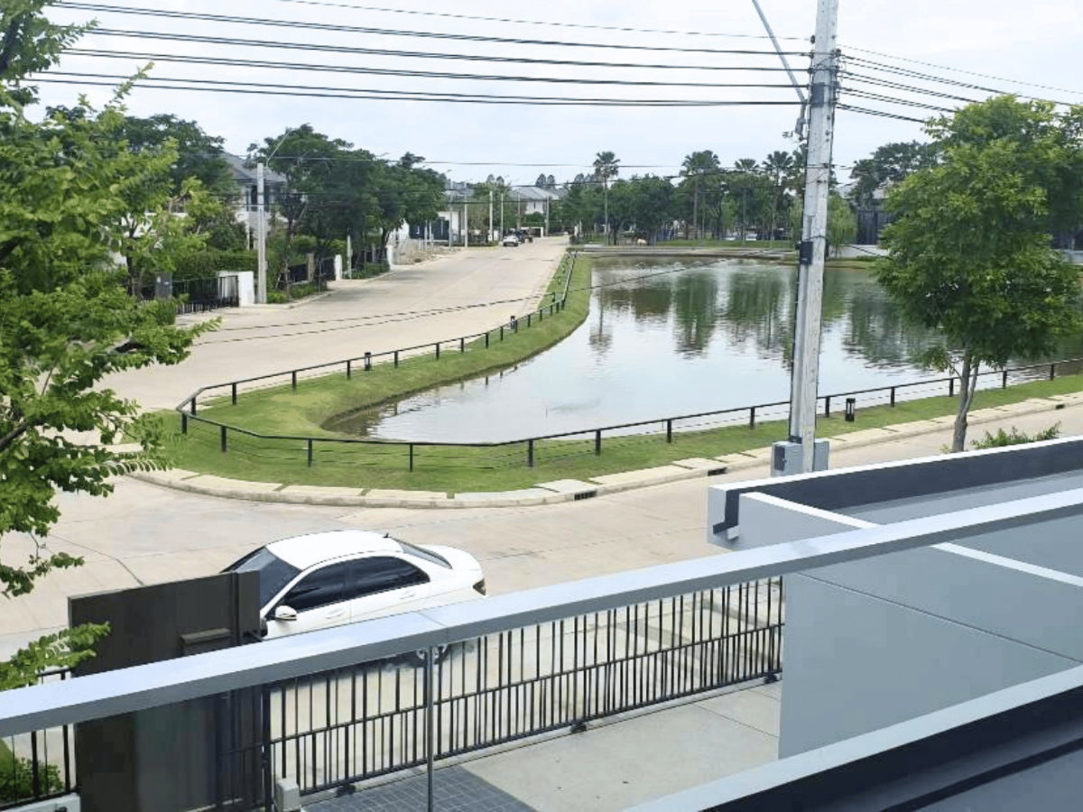 รูป ให้เช่า มัณฑนา เวสเกต ติดถนนหลัก หน้าทะเลสาบส่วนกลาง บ้านสวยพร้อมอยู่ 117 ตร.ว. 4ห้องนอน(มีห้องนอนชั้นล่าง) 5ห้องน้ำ  - รูปที่ 4/34
