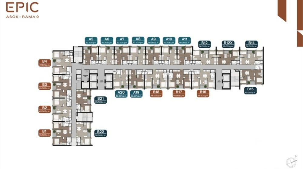 picture Brand New Condo for Sale | NUE Epic Asoke-Rama 9 EXCLUSIVE DEAL: Save up to 1,000,000 THB!  - 2/10