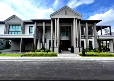 Houses for rent The Paseo Park Kanchanaphisek : 📣📣 For Rent Grand Bangkok Boulevard Pinklao-Kanchana Luxury Detached House with swimming pool 6 Bedrooms (Tel: 0974164645, Line: JKJK4645) 