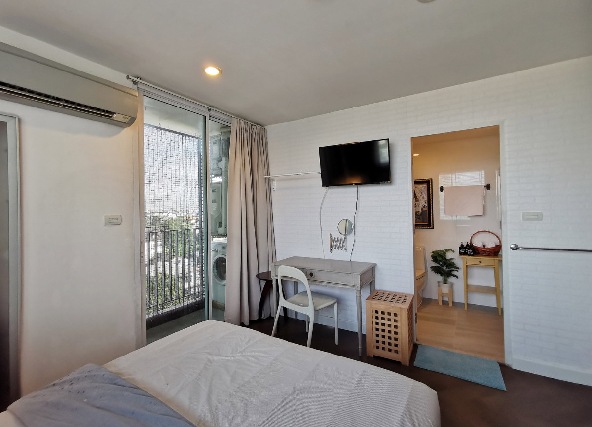 รูป 🔥 Morning Side Heights Ratchada 30 ห้องใหญ่ 49 ตร.ม. เพียง 17,000 บาท ✨ 1 ห้องนอน ชั้น 7 อยู่สบายเหมือนบ้าน พร้อมเข้าอยู่ - รูปที่ 9/12