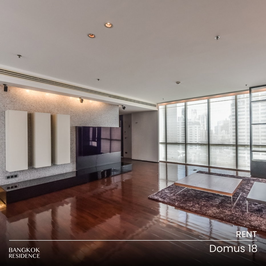 รูป เช่าคอนโด 💎 Domus 18 ห้อง2นอน 250ตร.ม. 130k 🌠 ยูนิตใหม่ พร้อมเครื่องใช้ไฟฟ้าครบครัน ใกล้ BTS อโศก - รูปที่ 1/12