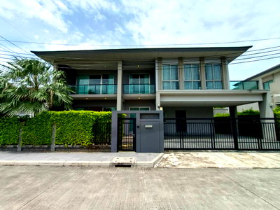 บ้านเดี่ยวให้เช่า : HR3531ให้เช่าบ้านเดี่ยวหรูหลังมุม เดอะปาล์ม บางนา-วงแหวน (The Palm Bangna-Wongwaen) ใกล้ Mega Bangna ทำเลสุขาภิบาล 2