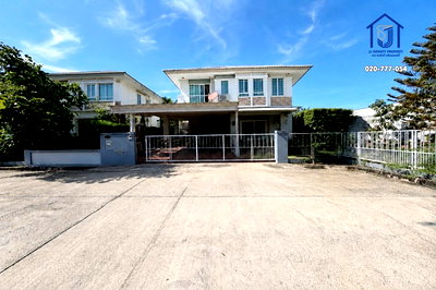 บ้านเดี่ยว สนามบินสุวรรณภูมิ : ขายบ้านเดี่ยว 2 ชั้น หมู่บ้านมัณฑนา อ่อนนุช–วงแหวน 3 หลังริม  ใกล้เมกาบางนาและสนามบินสุวรรณภูมิ