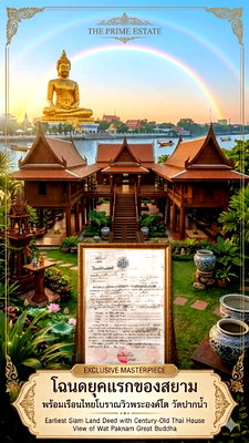 ที่ดิน สนามหลวง : ที่ดินติดถนนใหญ่ 777 ตร.ว. ใกล้สถานีรถไฟลงกลางตลาดพลู ศักยภาพ TOD 